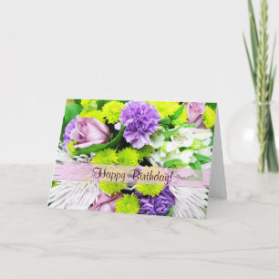 Beautiful Florals Greetings Card