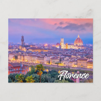 Beautiful Florence, Italy Postcard