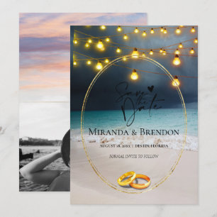 Beautiful Florida beach, bright and your picture I Invitation