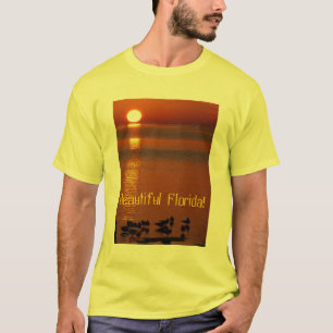 Beautiful Florida! sunset over Gulf shirt
