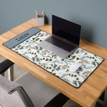 Beautiful Flower And Bird Pattern Garden Desk Mat