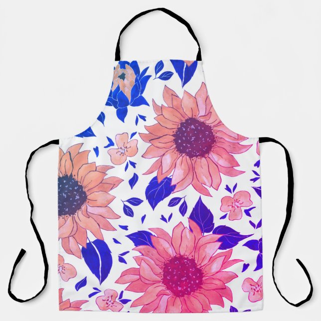 Beautiful flower apron (Front)