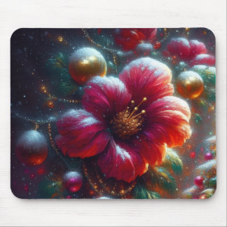 Beautiful Flower Bloom on Desktop/Laptop Computer Mouse Mat