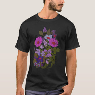 Beautiful Flower Blossoms Garden Wildflower Botani T-Shirt