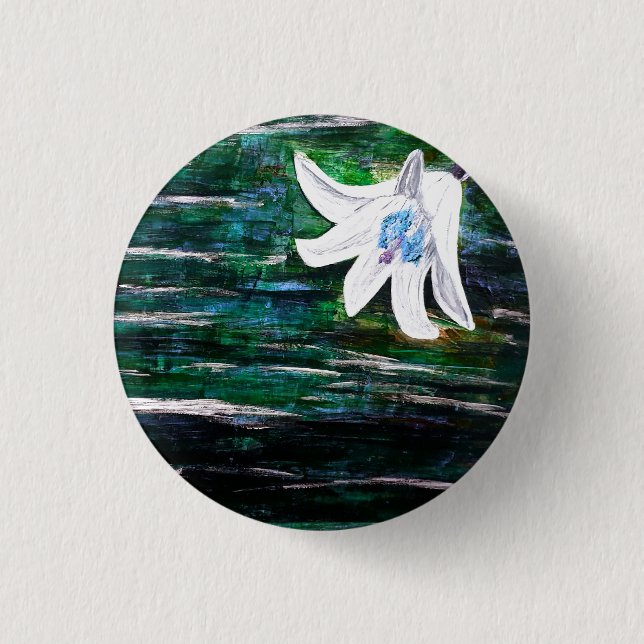 Beautiful Flower Button (Front)
