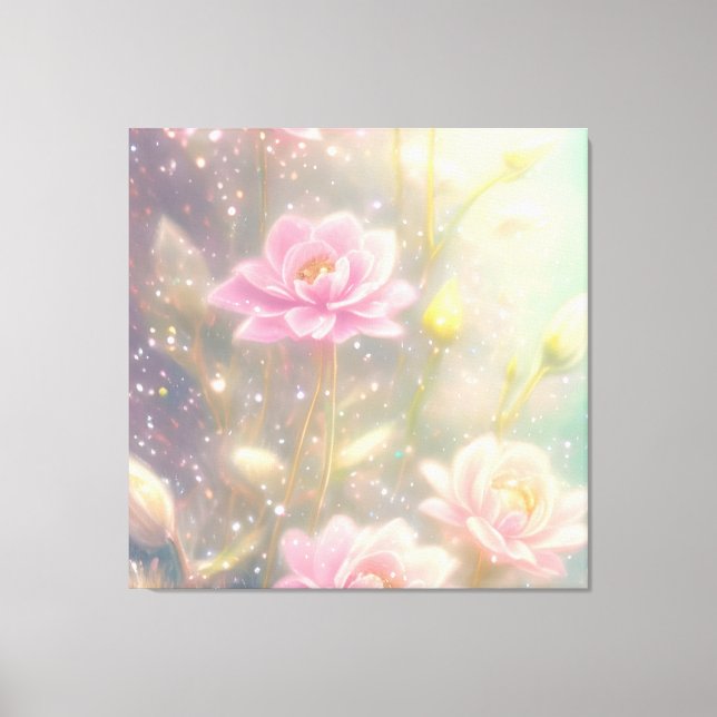 Beautiful flower canvas print (Front)