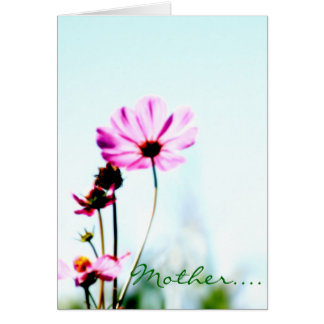 Beautiful Flower Card for Mum