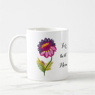 Beautiful flower coffee mug