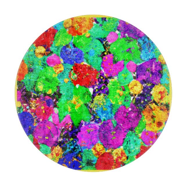  Beautiful Flower Design. Buy Now Cutting Board (Front)