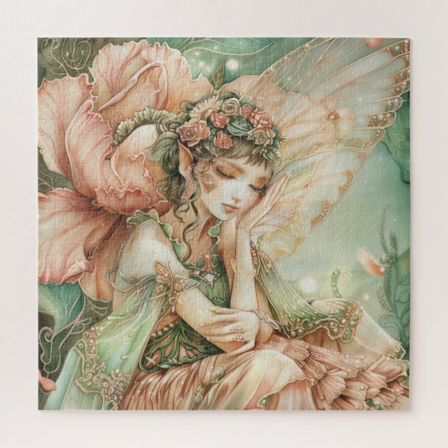 Beautiful Flower Fairy Jigsaw Puzzle (Vertical)