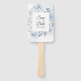 Beautiful Flower for Special Wedding Favours Hand Fan
