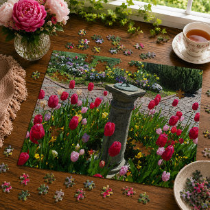 Beautiful Flower Garden Jigsaw Puzzle