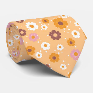 Beautiful Flower Garden Neck Tie