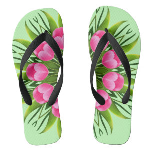 Beautiful Flower Mandala Design-79358 Flip Flops