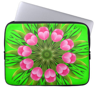 Beautiful Flower Mandala Design-79358 Laptop Sleeve