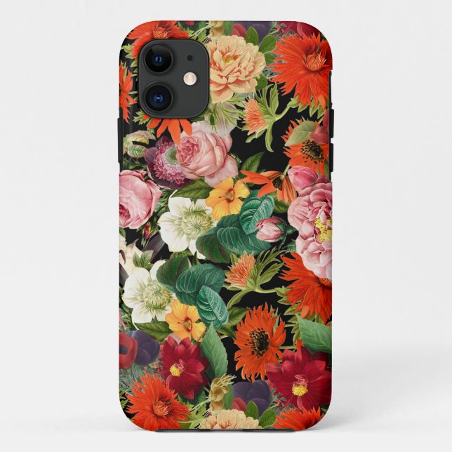 Beautiful flower pattern  Case-Mate iPhone case (Back)