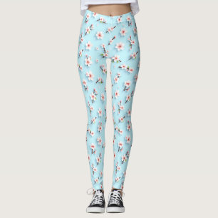 Beautiful Flower Pattern Leggings