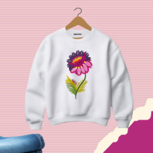 Beautiful flower sweatshirt