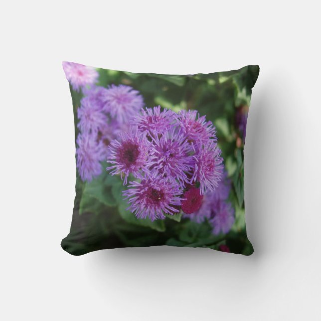 Beautiful Flower Throw Pillow (Front)