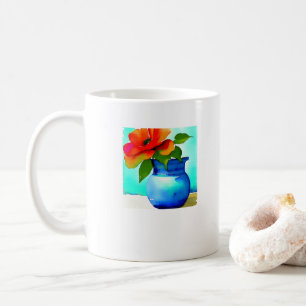 Beautiful Flower Vase  Coffee Mug