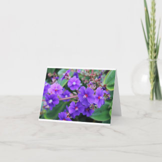 Beautiful flowered notecard