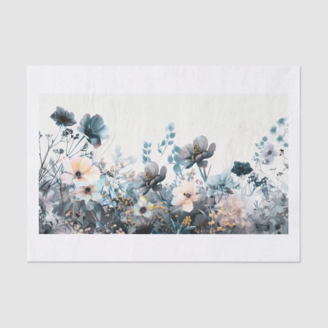 Beautiful Flowers17 Tissue Paper (Front)