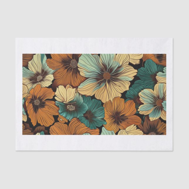 Beautiful Flowers26 Tissue Paper (Front)