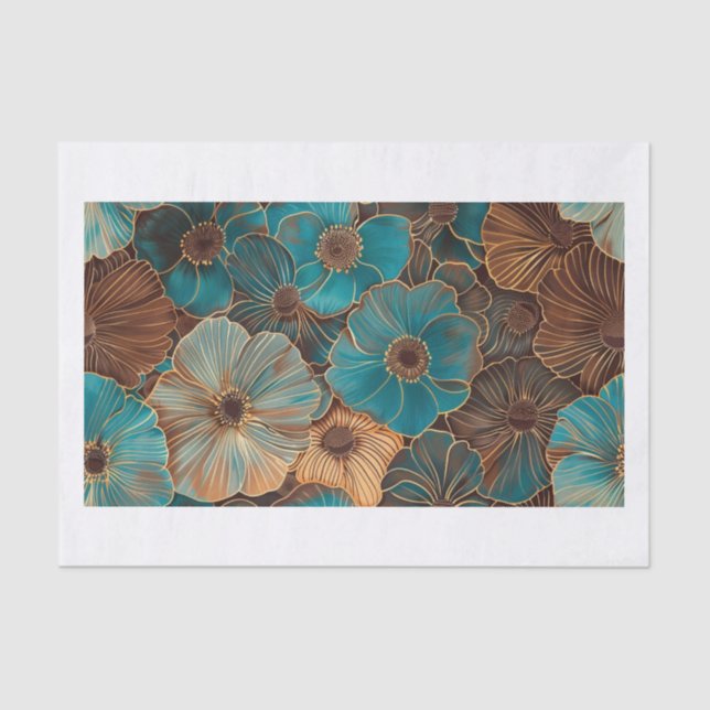 Beautiful Flowers27 Tissue Paper (Front)