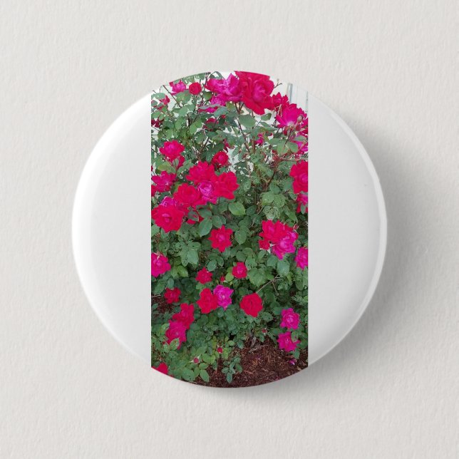 Beautiful Flowers 6 Cm Round Badge (Front)