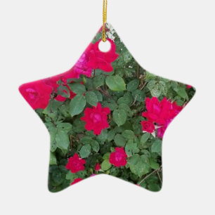 Beautiful Flowers Ceramic Tree Decoration