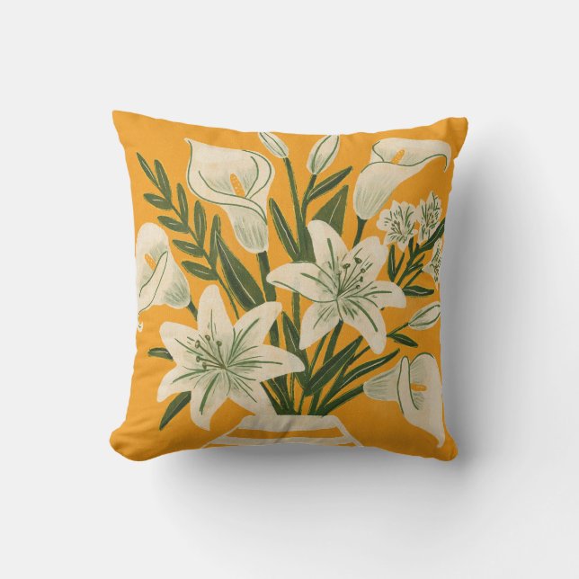 Beautiful Flowers Cushion (Front)