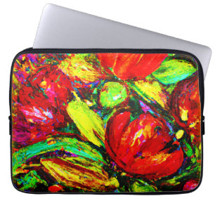 "Beautiful Flowers" Cute Art. Buy Now Laptop Sleeve
