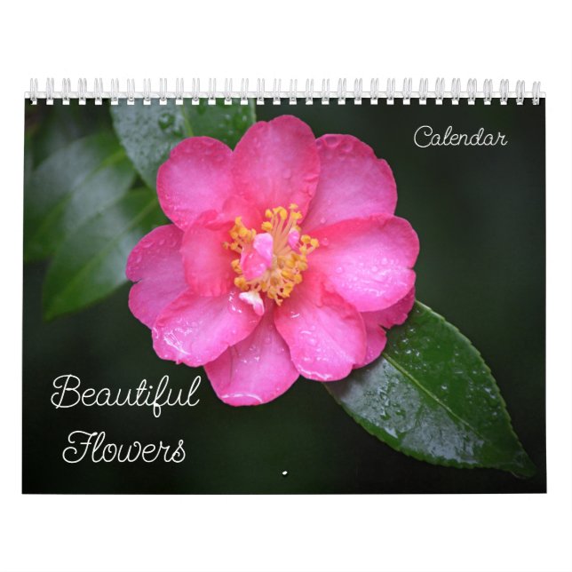 Beautiful Flowers Floral Calendar (Cover)