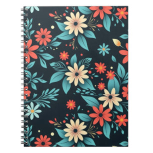 Beautiful Flowers Floral Pattern-48965 Notebook