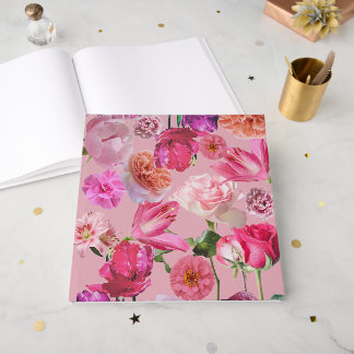 Beautiful flowers guest book