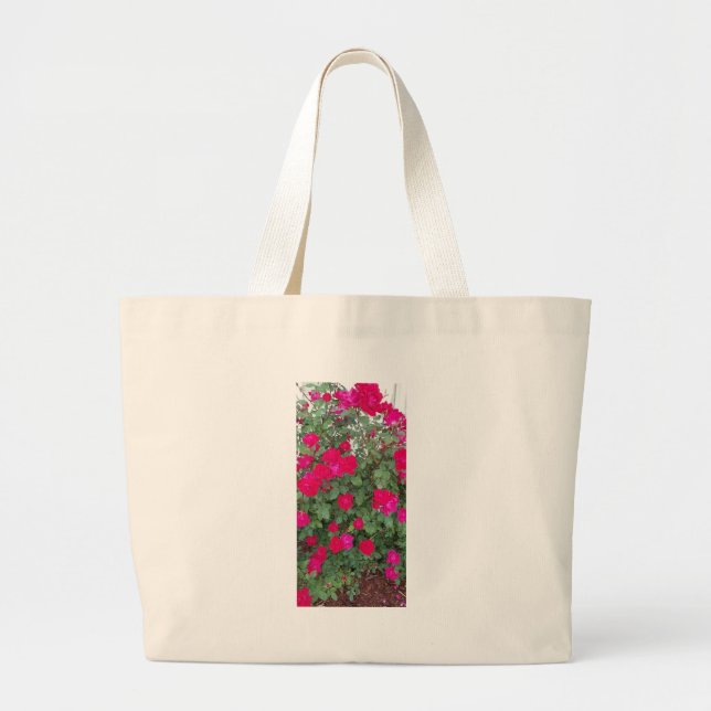 Beautiful Flowers Large Tote Bag (Front)