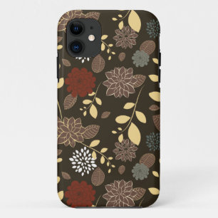 Beautiful flowers leaves branches iPhone 11 case