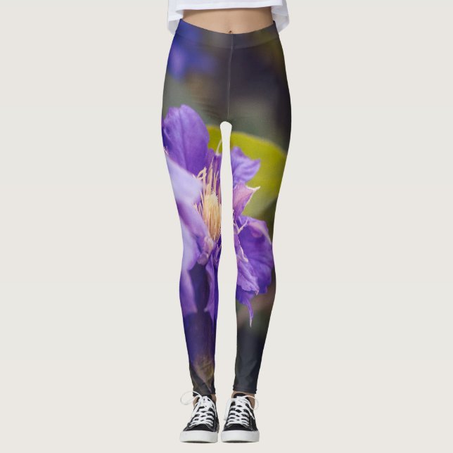 Beautiful flowers leggings (Front)