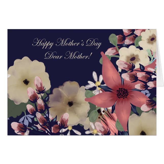 Beautiful Flowers | Mother's Day For Mum (Front Horizontal)