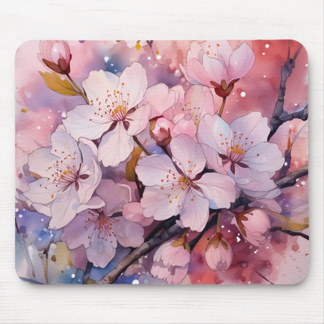 Beautiful Flowers Mouse Pads (Front)