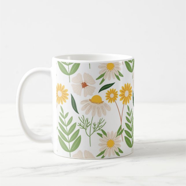 Beautiful Flowers Mug (Left)