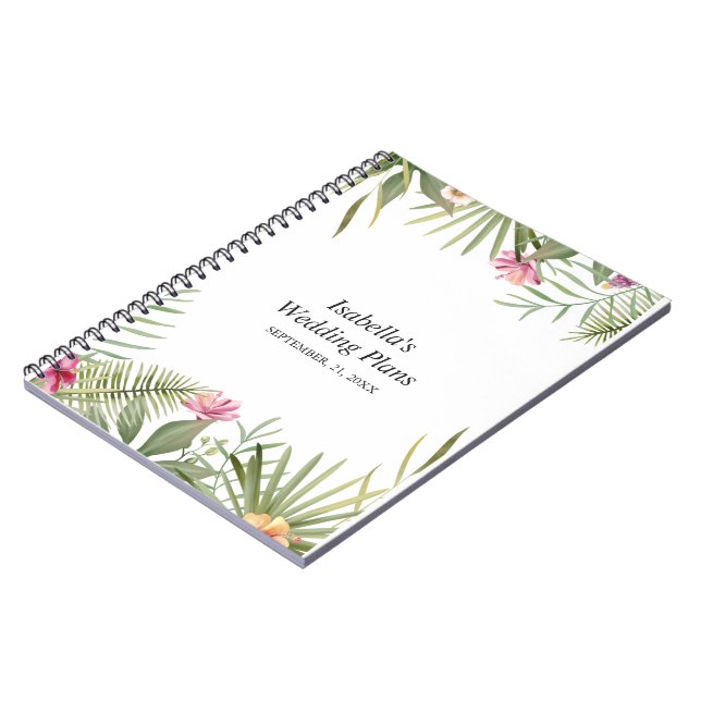 Beautiful Flowers Notebook (Left Side)