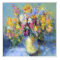 Beautiful Flowers Oil Painting in Vase Acrylic