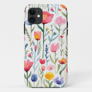 Beautiful flowers, poppies iPhone 11 case