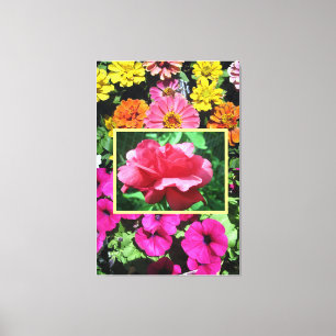 Beautiful Flowers Stretched Canvas Print