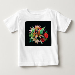 Beautiful Flowers Throw Pillow Baby T-Shirt