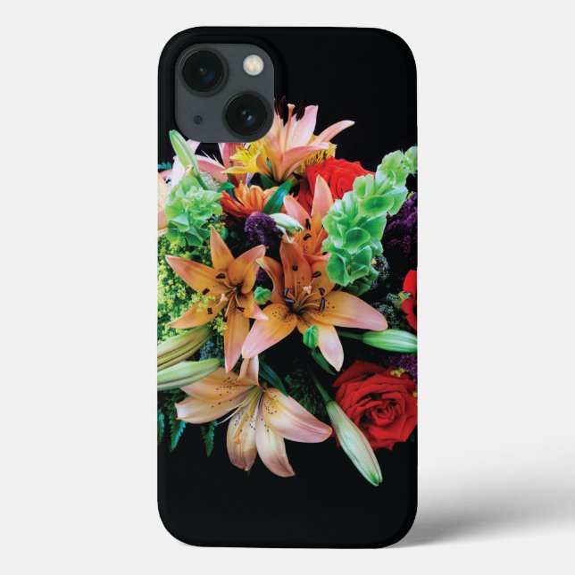 Beautiful Flowers Throw Pillow Case-Mate iPhone Case (Back)