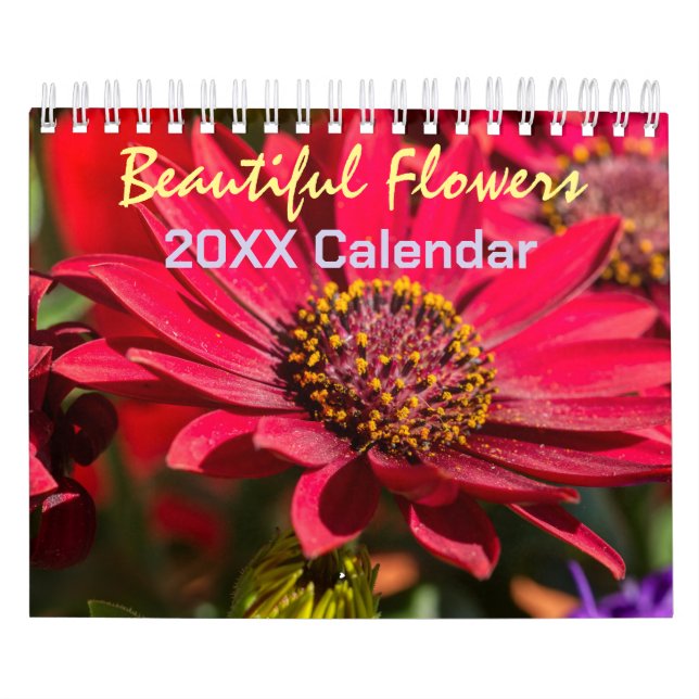 Beautiful Flowers with Bible Quotes For Each Month Calendar (Cover)