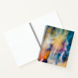 Beautiful Flowing Colours Abstract Design Notebook