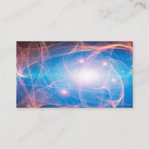 Beautiful Flowing Light Abstract Business Card